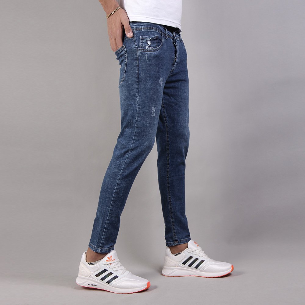 شلوار جین اسکینی آبی مدل POLO